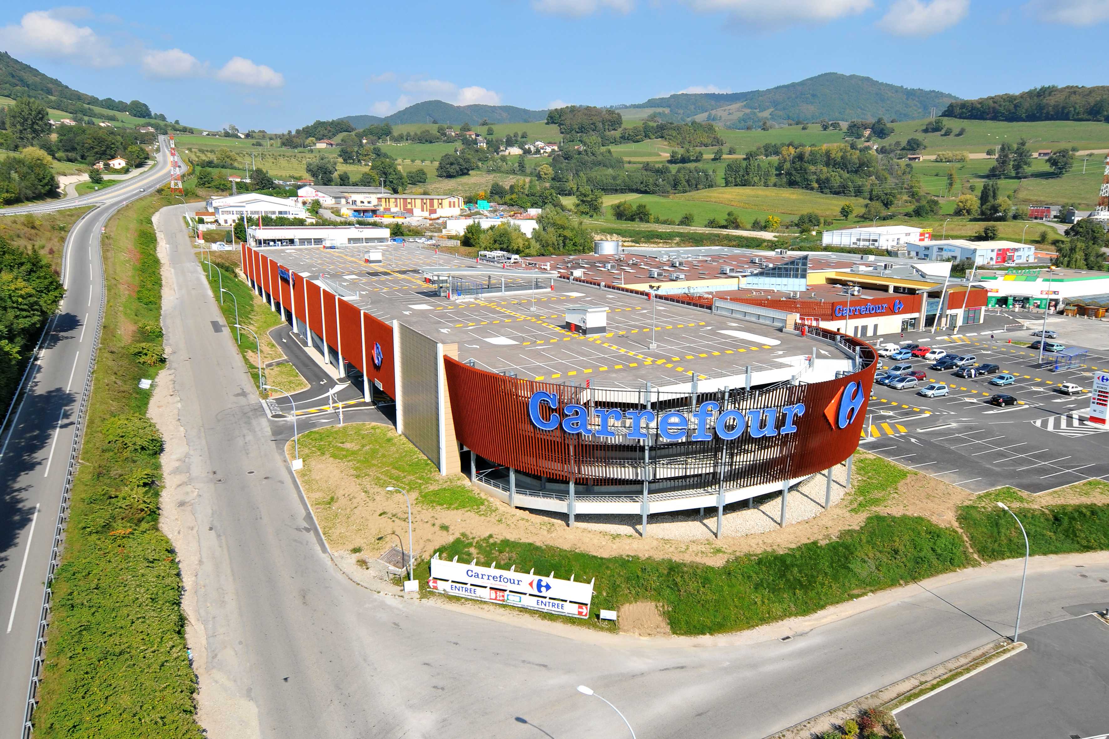 Parking silo Carrefour Voiron