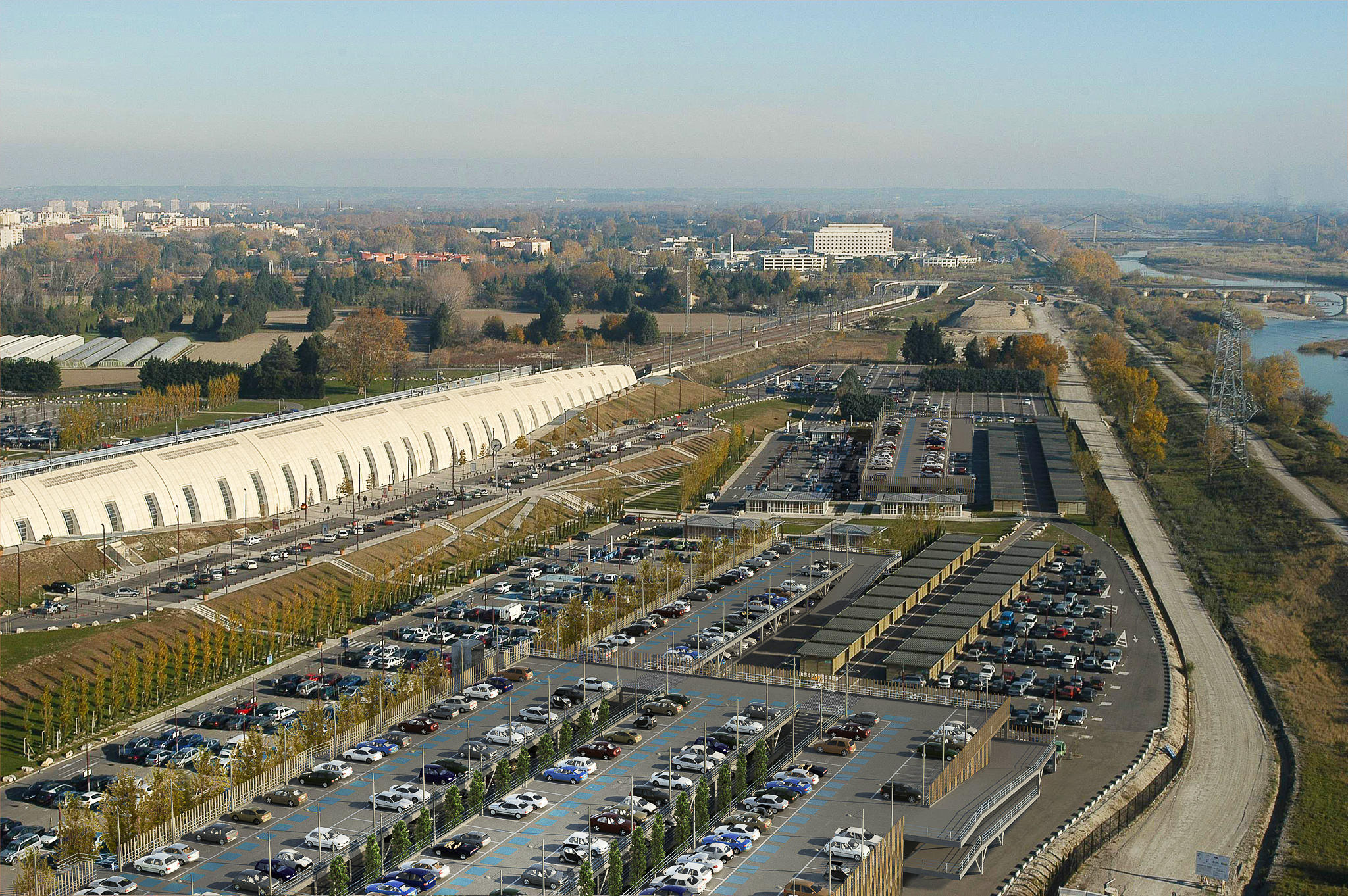 Avignon parking silo gare sncf