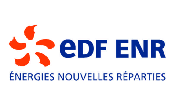 Logo EDF ENR développeur solaire